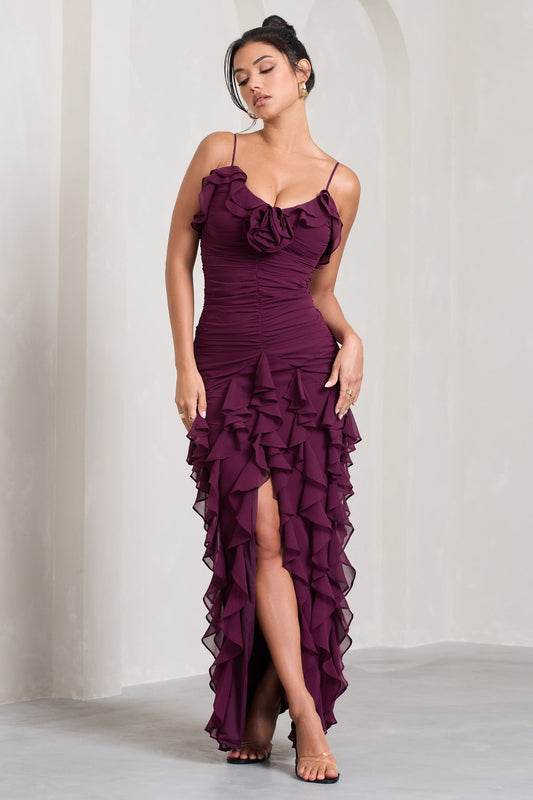 Iliana ruffle dress