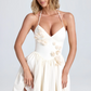 Rosy rose in ivory