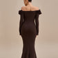 Mocha rose dress