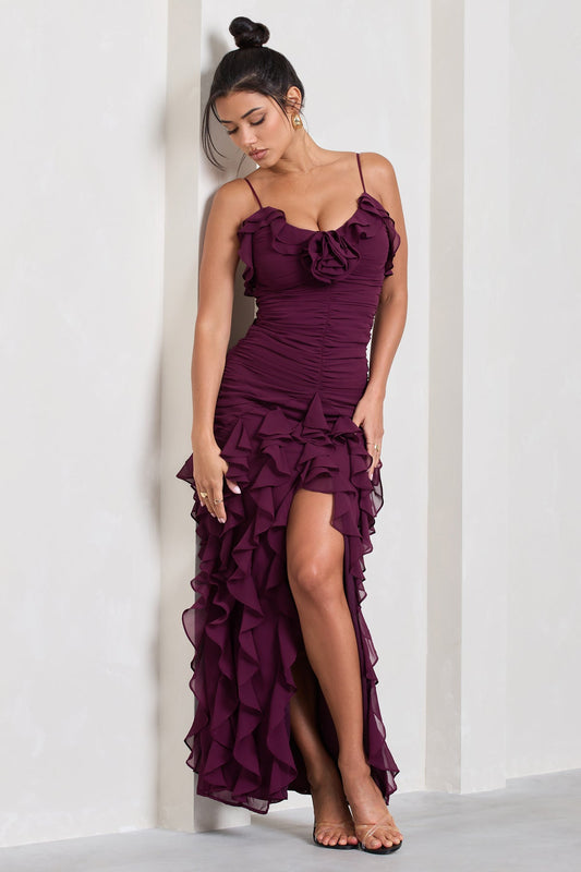 Iliana ruffle dress