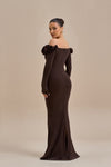 Mocha rose dress